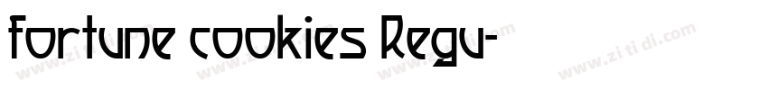 fortune cookies Regu字体转换